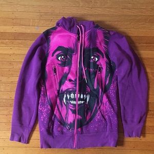 Iron Fist Vampire Purple Pink Hoodie